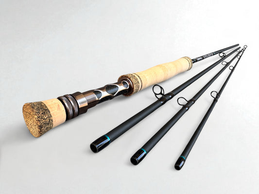 Tidewater Virtue 6wt 9ft - Dark Blue Metallic/Black