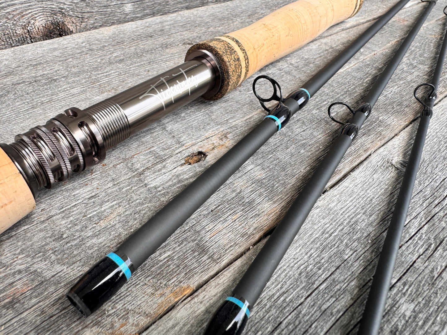 Tidewater Virtue 6wt 9ft - Carolina Blue/Black