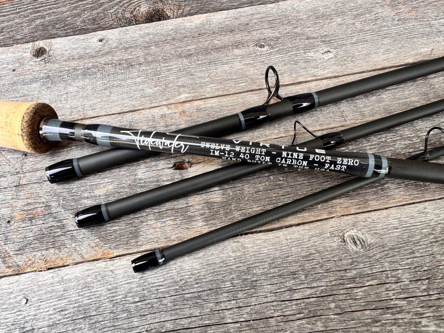 Tidewater Virtue 12wt 9ft - Storm Gray/Black