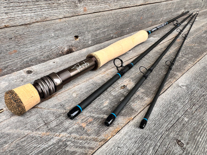 Tidewater Virtue 7wt 9ft - Blue Lagoon/Black