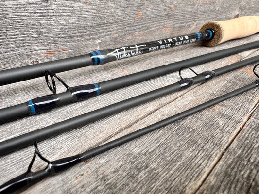 Tidewater Virtue 8wt 9ft - Deep Blue/Black