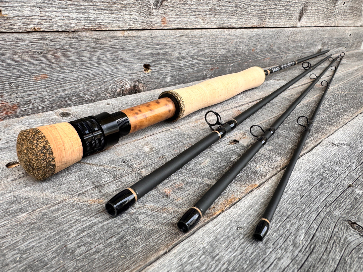 Tidewater Virtue 5wt 9ft - Rattan/Black - Birdseye Burl