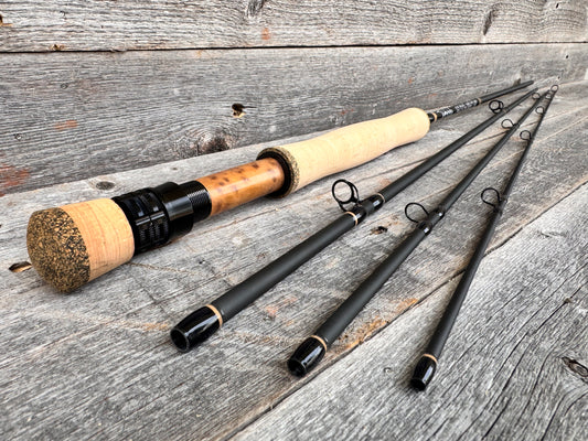 Tidewater Virtue 5wt 9ft - Rattan/Black - Birdseye Burl