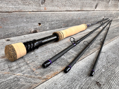 Tidewater Virtue 6wt 9ft - Purple Haze/Black