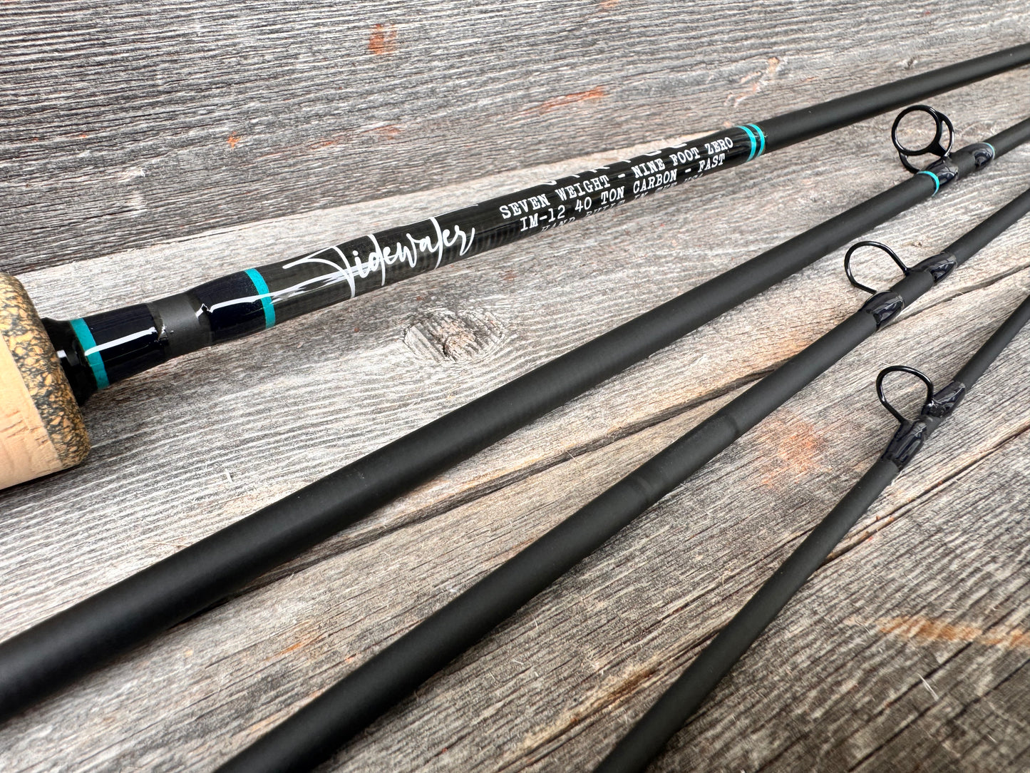 Tidewater Virtue 7wt 9ft - Aqua/Black