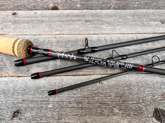 Tidewater Virtue 6wt 9ft - Black Widow (Black/Red)