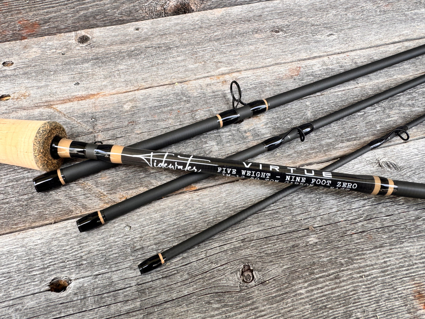 Tidewater Virtue 5wt 9ft - Rattan/Black - Birdseye Burl