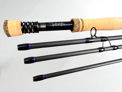 Tidewater Virtue 8wt 9ft - Purple Haze X Black