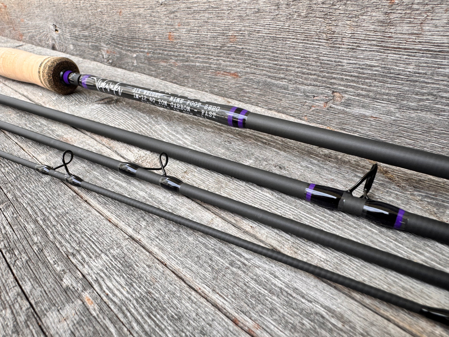Tidewater Virtue 6wt 9ft - Purple Haze/Black