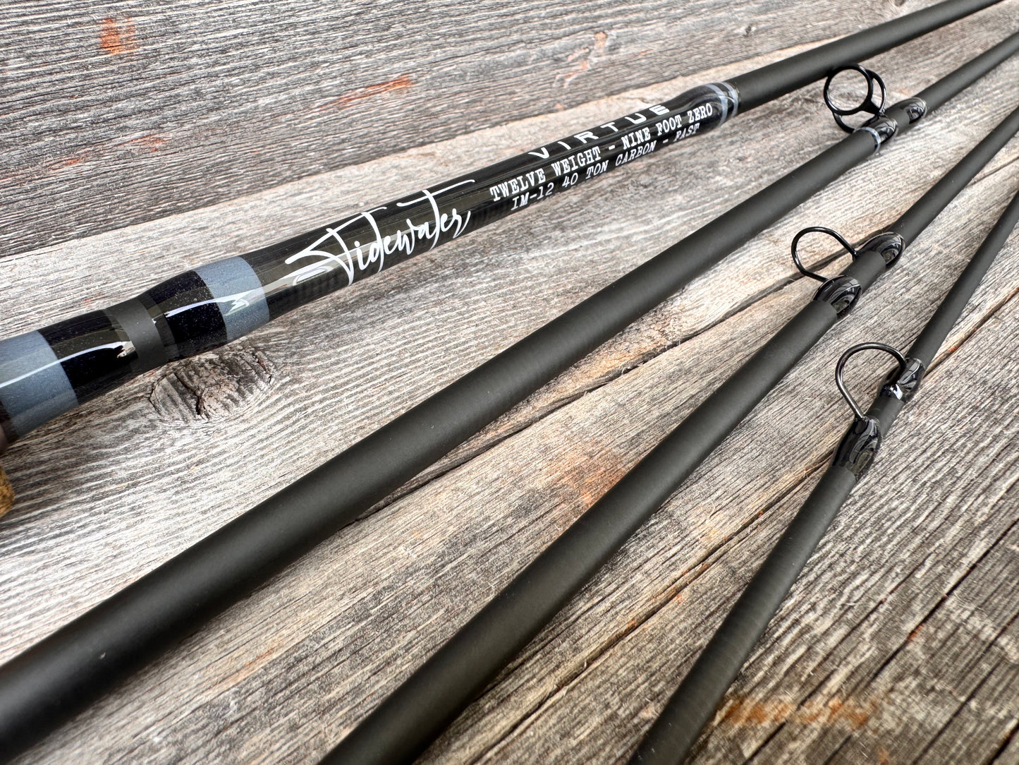 Tidewater Virtue 12wt 9ft - Storm Gray/Black