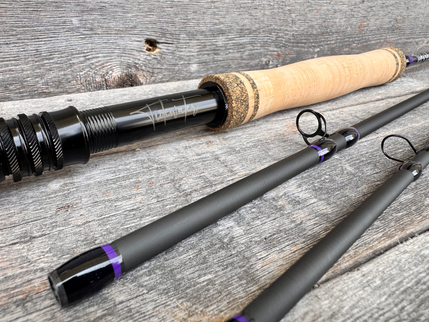 Tidewater Virtue 6wt 9ft - Purple Haze/Black