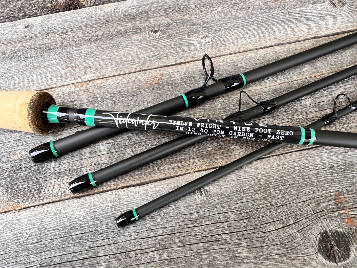 Tidewater Virtue 12wt 9ft - Mint/Black