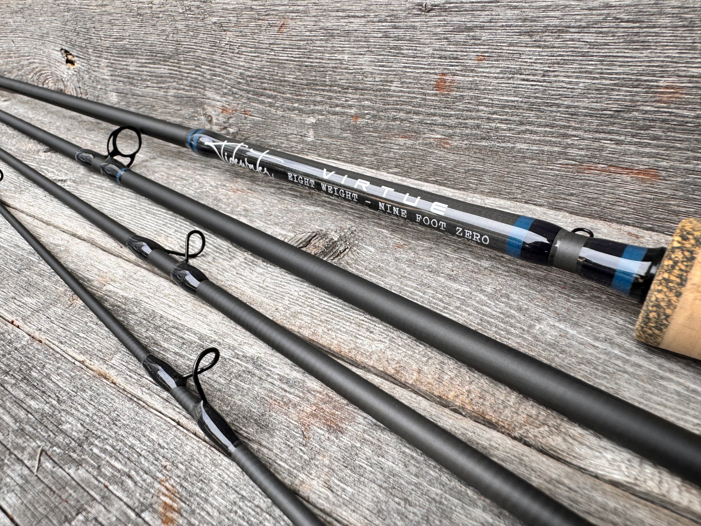 Tidewater Virtue 8wt 9ft - Deep Blue/Black