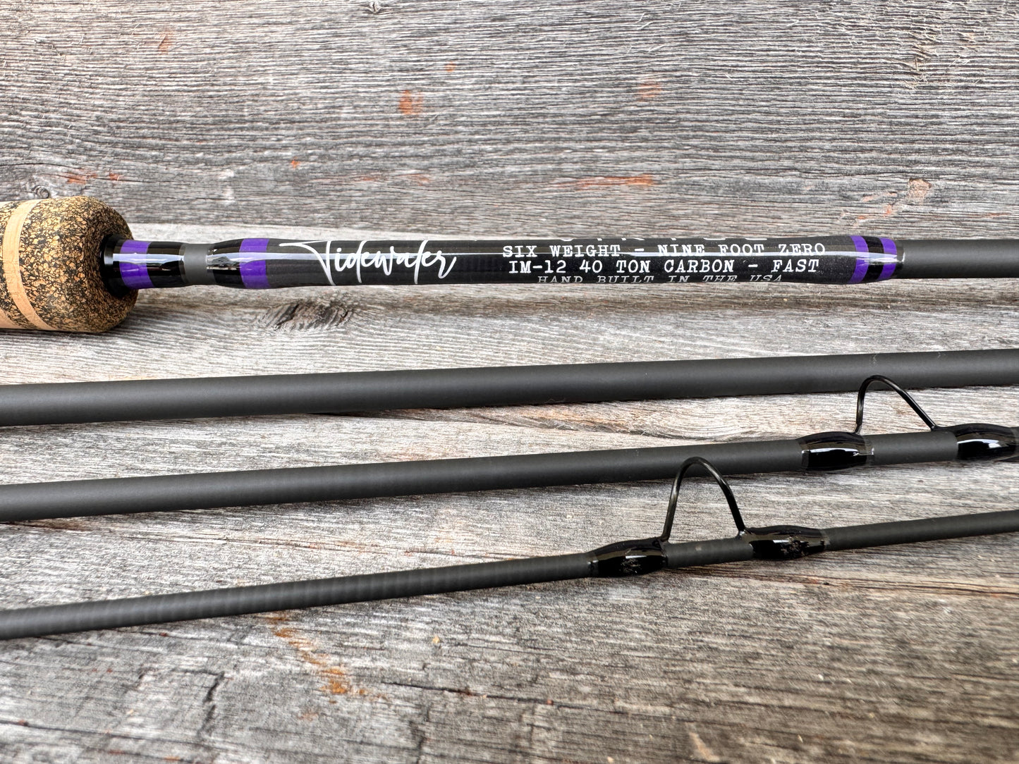 Tidewater Virtue 6wt 9ft - Purple Haze/Black