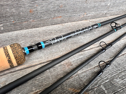 Tidewater Virtue 6wt 9ft - Carolina Blue/Black