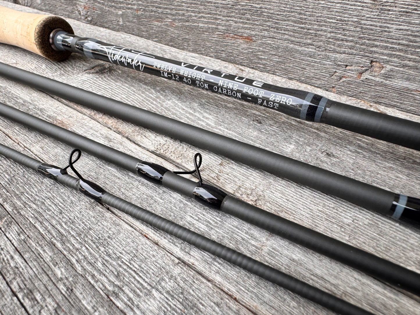 Tidewater Virtue 12wt 9ft - Storm Gray/Black