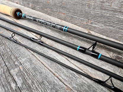 Tidewater Virtue 6wt 9ft - Carolina Blue/Black