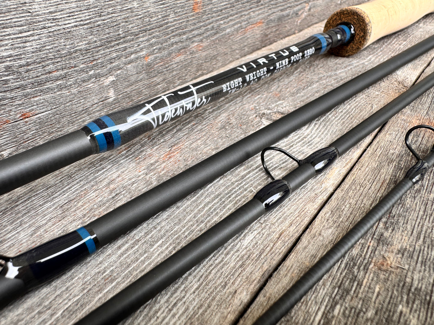 Tidewater Virtue 8wt 9ft - Deep Blue/Black