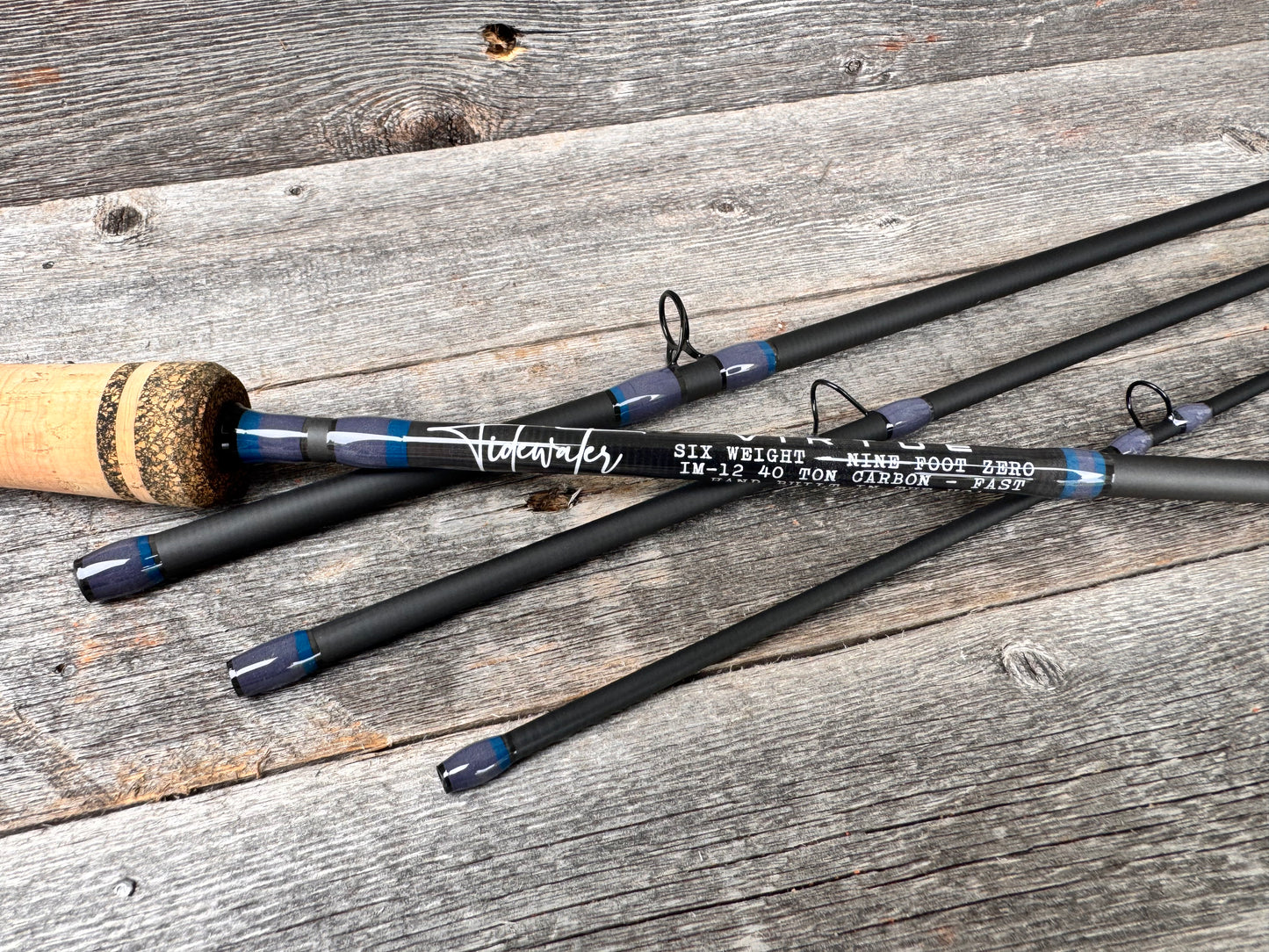 Tidewater Virtue 6wt 9ft - Storm Gray/Blue Azul