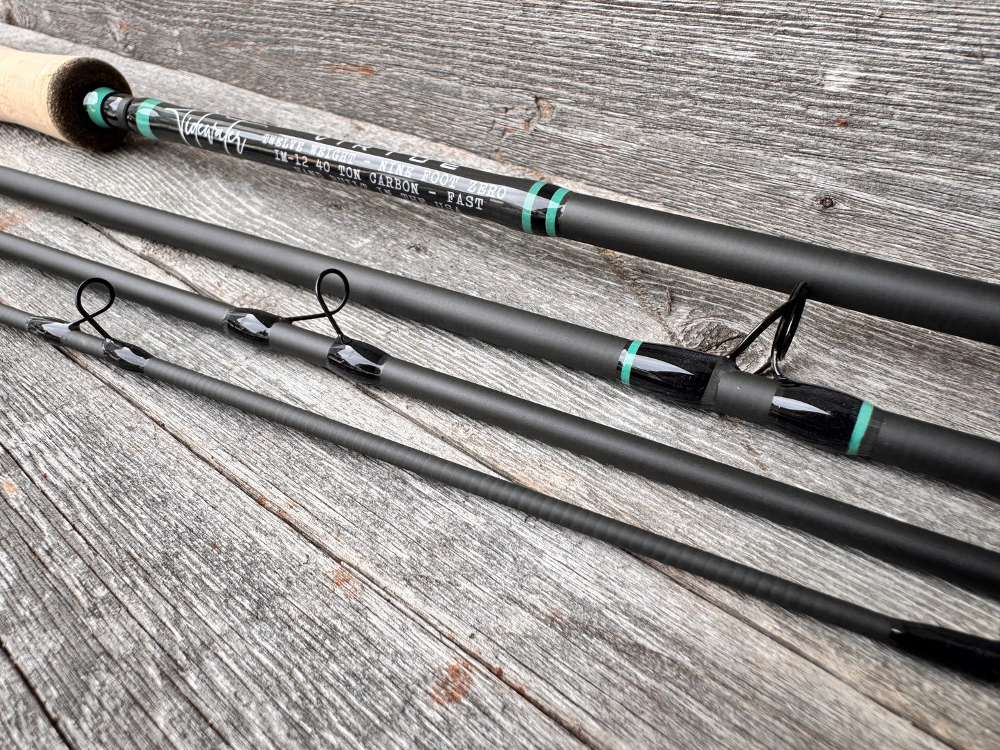 Tidewater Virtue 12wt 9ft - Mint/Black