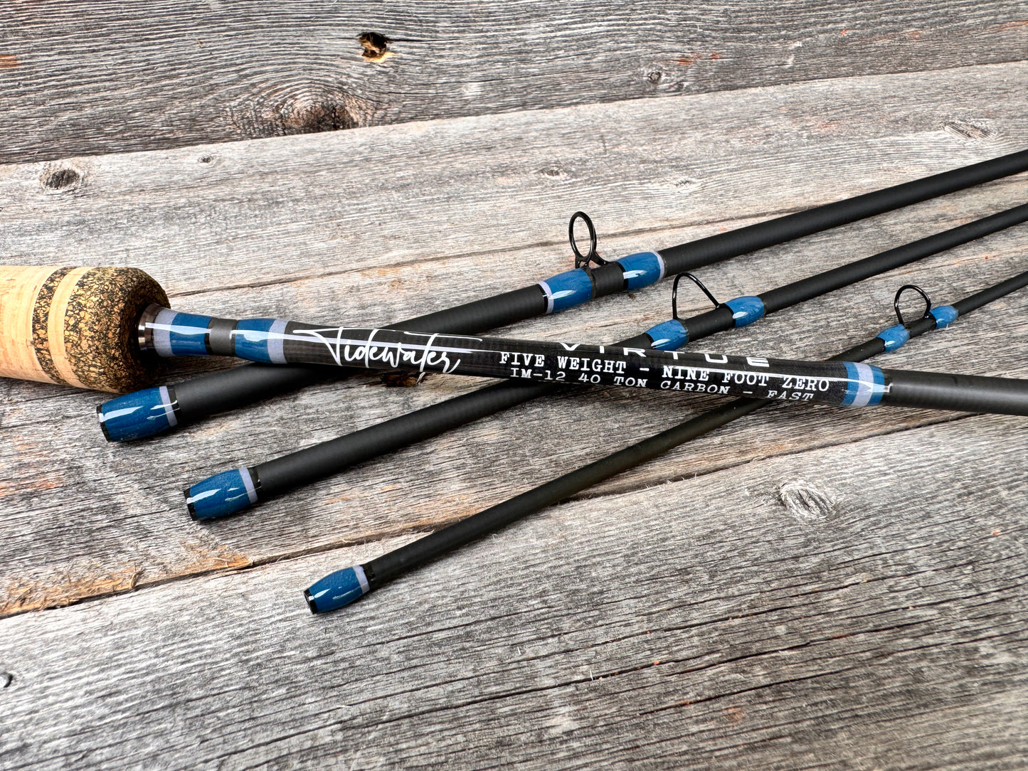 Tidewater Virtue 5wt 9ft - Storm Gray - Blue Azul