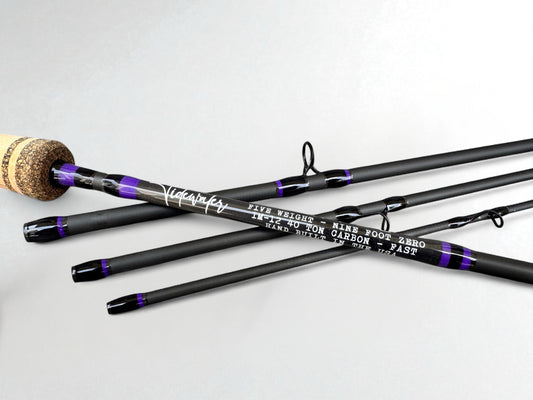 Tidewater Virtue 6wt 9ft - Purple Haze/Black