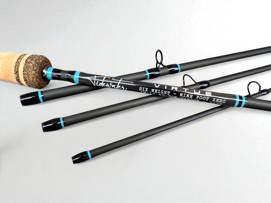 Tidewater Virtue 6wt 9ft - Carolina Blue/Black