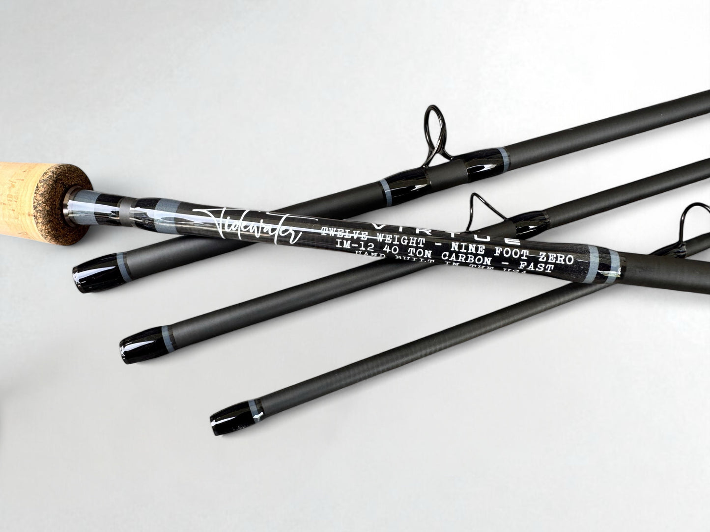 Tidewater Virtue 12wt 9ft - Storm Gray/Black