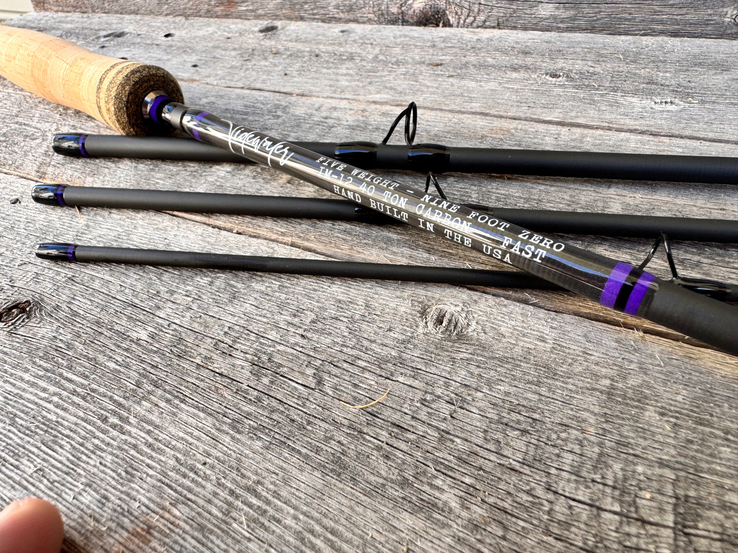 Tidewater Virtue 5wt 9ft - Purple Haze/Black