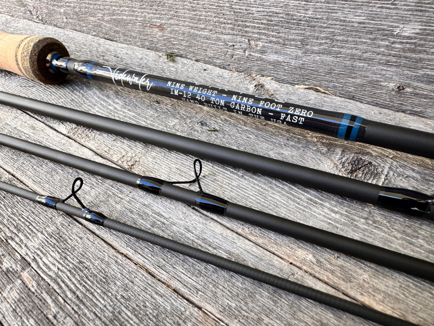 Tidewater Virtue 9wt 9ft - Blue Azul/Black