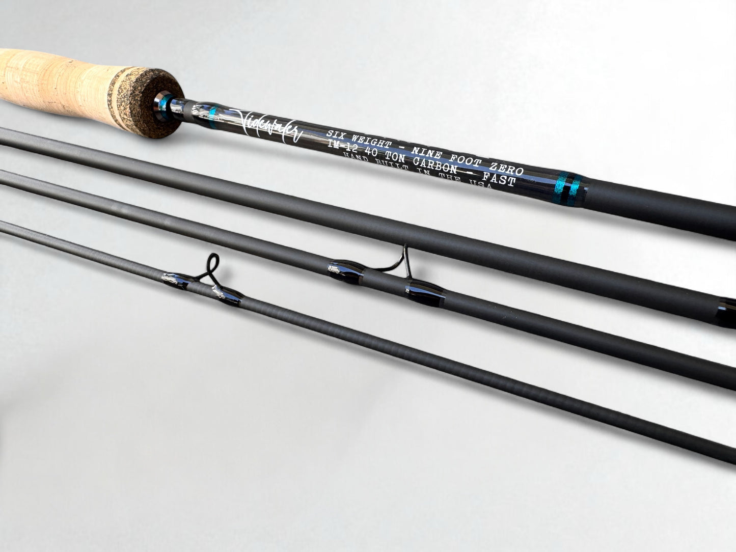 Tidewater Virtue 6wt 9ft - Dark Blue Metallic/Black