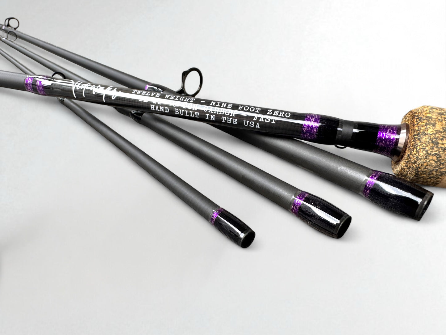 Tidewater Virtue 12wt 9ft - Purple Flash X Black