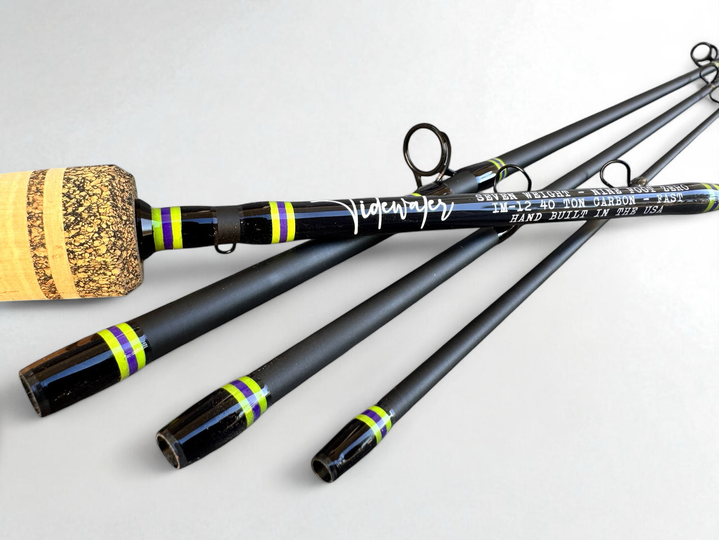 Tidewater Virtue 7wt 9ft - Purple Haze X Chartreuse